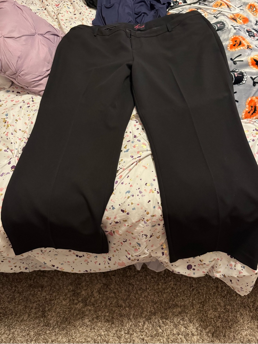 torrid Black High-Rise Dress Pants